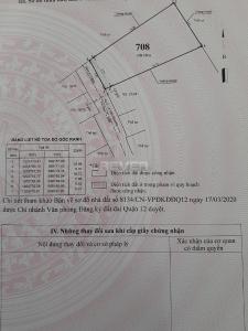 Bản vẽ Đất nền Thới An 11, Phường Thới An, Quận 12 Đất nền Quận 12 hẻm xe hơi cách đất 20m, diện tích 128m2, sổ đỏ chính chủ.