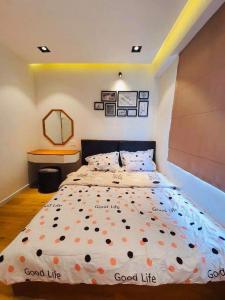 Phòng ngủ căn hộ Saigon South Residences  Căn hộ Saigon South Residence hướng Tây, diện tích 71.32m²