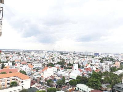 View  căn hộ chung cư Bình Minh, Quận 9 Căn hộ cao ốc Bình Minh tầng trung nội thất đầy đủ.