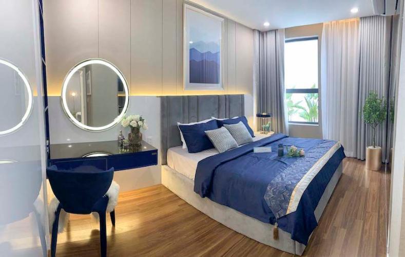 Nhà mẫu căn hộ D'lusso Quận 2 Căn hộ chung cư D'Lusso nội thất cơ bản, ban công hướng Tây Bắc.