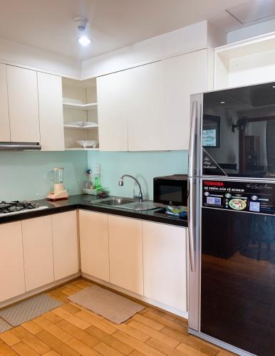 Phòng bếp The Manor, Bình Thạnh Căn hộ The Manor tầng trung, đầy đủ nội thất