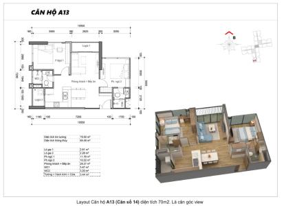 Layout Eco Green Saigon Căn hộ Eco Green Saigon nội thất cơ bản, thiết kế hiện đại.