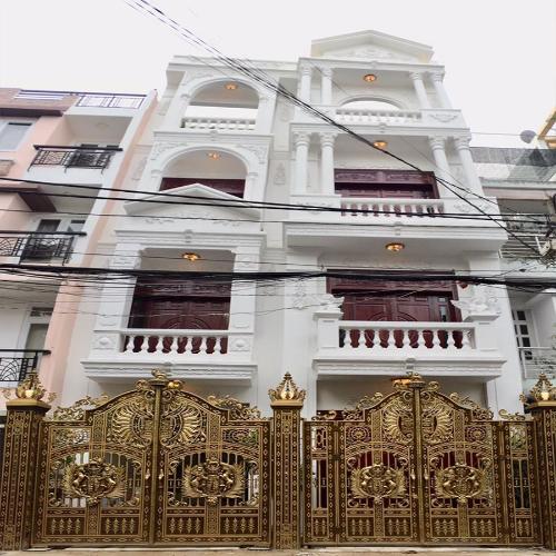 Mặt tiền biệt thự Quận Tân Bình Nhà phố thiết kế kỹ lưỡng 1 trệt 2 lầu 1 sân thượng, khu dân cư đông đúc.
