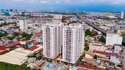 LuxCity, Quận 7 Căn hộ Luxcity đầy đủ nội thất tiện nghi, view thành phố thoáng mát.