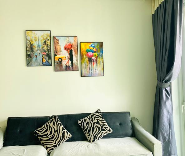 phòng khách căn hộ Sarimi Sala Đại Quang Minh Căn hộ Sarimi Sala Đại Quang Minh tầng 18 nội thất đầy đủ, view thoáng