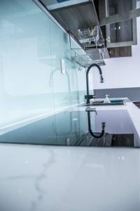 Phòng bếp Saigon South Residence Nhà Bè  Căn hộ Saigon South Residence tầng trung, view thành phố.