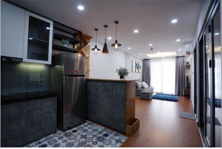 Bếp Saigon South Residence  Căn hộ Saigon South Residence tầng cao, ban công hướng Bắc.