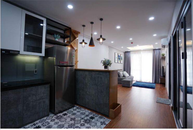 Bếp Saigon South Residence  Căn hộ Saigon South Residence tầng cao, ban công hướng Bắc.