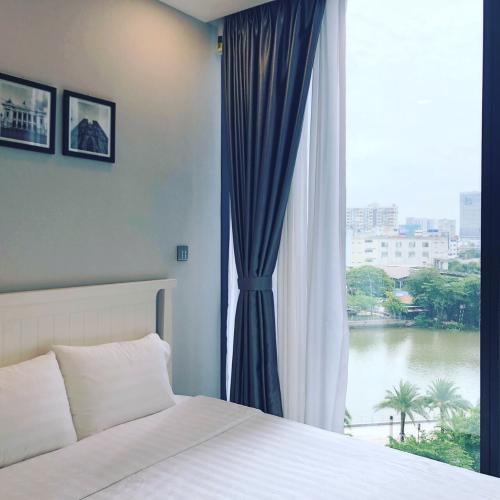 Phòng ngủ , Căn hộ vinhomes Golden River , Quận 1 Căn hộ Vinhomes Golden Rivertầng 30 view thoáng mát, đầy đủ nội thất.