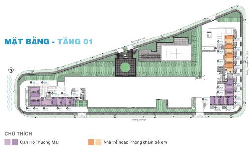 Layout Shop-house One Verandah, Quận 2 Shop-house One Verandah diện tích 187m2, bàn giao thô.