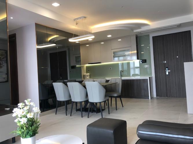 Phòng bếp Phú Mỹ Hưng Midtown Căn hộ Phú Mỹ Hưng Midtown hướng Đông Nam, đầy đủ nội thất.