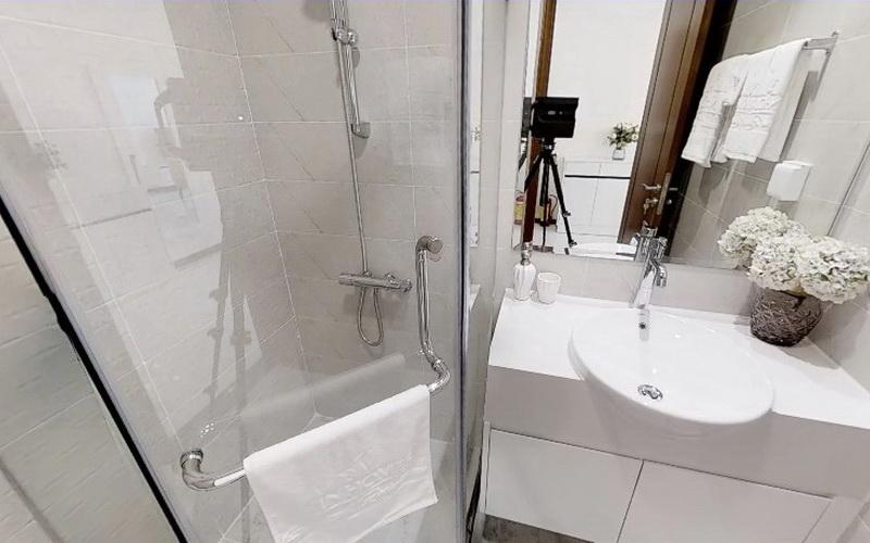 Phòng tắm Căn hộ Vinhomes Central Park Căn hộ tầng 29 Vinhomes Central Park đầy đủ nội thất 