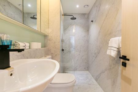 Phòng tắm căn hộ Wilton Tower, Bình Thạnh Căn hộ Wilton Tower tầng 22 đầy đủ nội thất, tiện ích cao cấp.