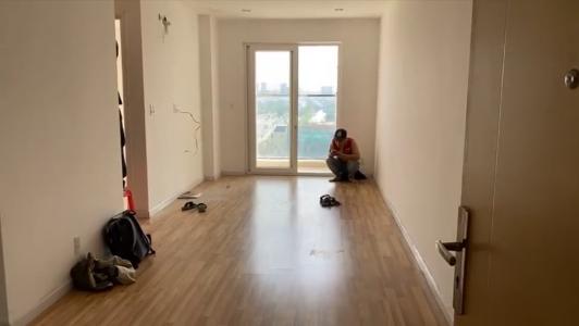 Phòng khách căn hộ City Gate Căn hộ City Gate 2 phòng ngủ view nội khu hồ bơi thoáng mát.