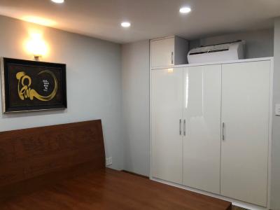 Phòng ngủ căn hộ The Splendor, Gò Vấp Căn hộ The Splendor tầng trung view thành phố, nội thất cơ bản.