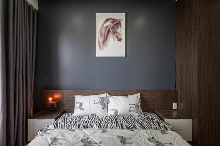 Phòng ngủ căn hộ M-ONE NAM SÀI GÒN Cho thuê căn hộ M-One Nam Sài Gòn 3PN, đầy đủ nội thất, full sàn gỗ, ban công hướng Nam