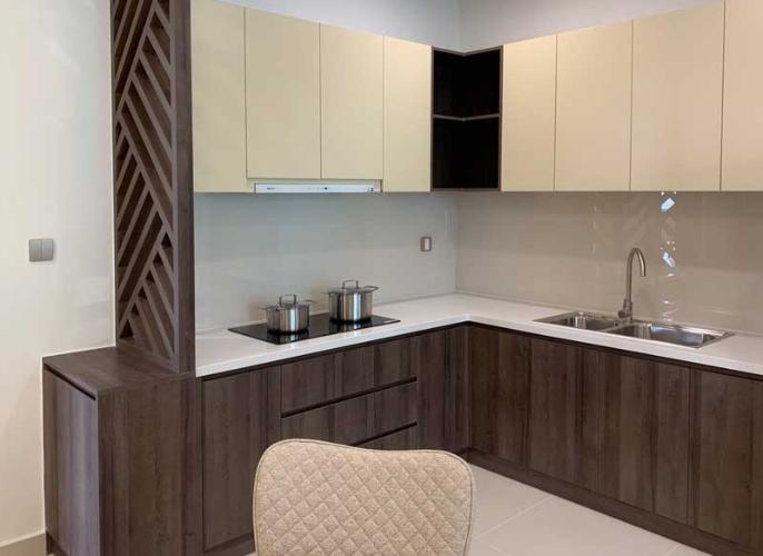 Bếp căn hộ mẫu Q7 Boulevard Căn hộ Q7 Boulevard tầng trung, 2 phòng ngủ, diện tích 57m2