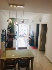 Không gian căn hộ 4S Riverside Linh Đông, Thủ Đức Căn hộ 4S Riverside Linh Đông tầng 16 mát mẻ, đầy đủ nội thất.