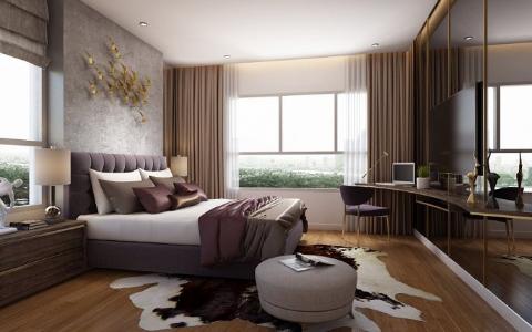 Phòng ngủ căn hộ Victoria Village, Quận 2 Căn hộ Victoria Village thiết kế sang trọng, nội thất cao cấp.