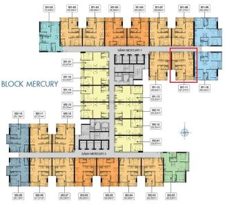 Căn hộ Q7 Saigon Riverside tầng cao, nội thất cơ bản, view sông.