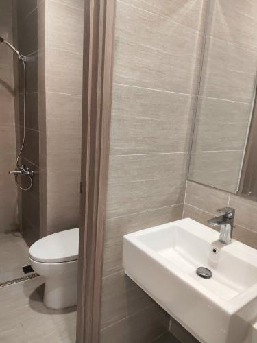 căn hộ Vinhomes Grand Park, quận 9 Căn hộ tầng 25 Vinhomes Grand Park thiết kế hiện đại, nội thất cơ bản