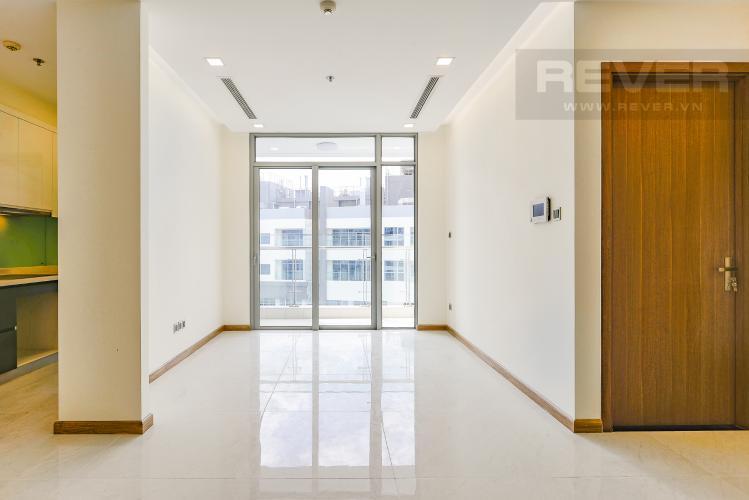 Phòng khách Căn hộ Vinhomes Central Park Căn hộ Vinhomes Central Park tầng trung, nội thất cơ bản