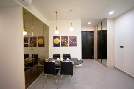 Phòng ăn Feliz En Vista Căn hộ Feliz En Vista tầng cao, bàn giao đầy đủ nội thất,