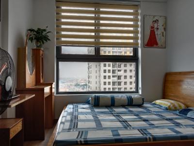 Phòng ngủ Bcons Suối Tiên Căn hộ Bcons Suối Tiên tầng cao, đầy đủ nội thất hiện đại.