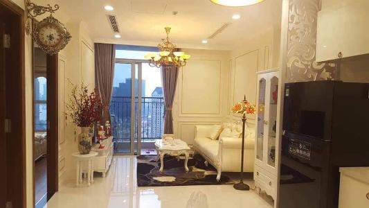 Phòng khách Căn hộ Vinhomes Central Park Căn hộ tầng 27 Vinhomes Central Park ban công hướng Tây Nam, nội thất đầy đủ