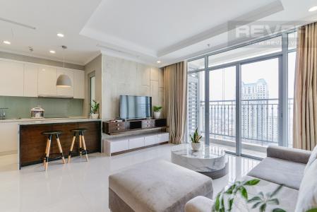 Căn hộ Vinhomes Central Park, Quận Bình Thạnh Căn hộ Vinhomes Central Park cửa hướng Tây, nội thất đầy đủ tiện nghi.