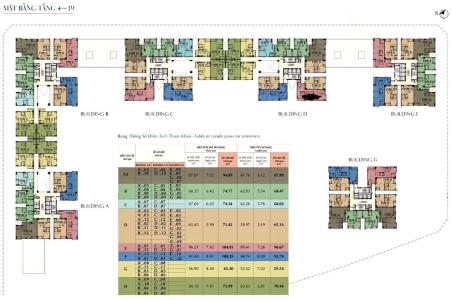 Nhà thô căn hộ SAIGON SOUTH RESIDENCE Bán căn hộ Saigon South Residence 2 phòng ngủ, diện tích 75.99m2
