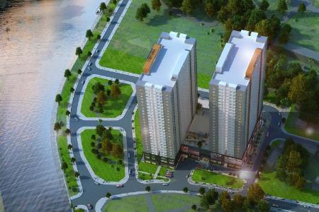  Homyland 3, Quận 2 Căn hộ Homyland Riverside cửa chính hướng Bắc, tầng cao view nội khu.