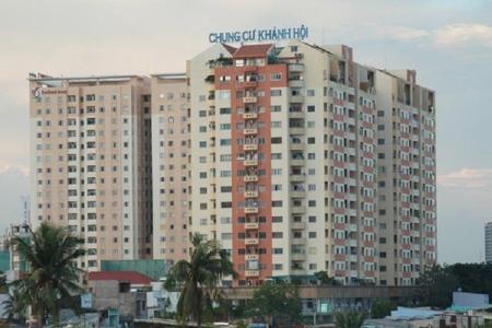 Chung cư Khánh Hội 1, Quận 4 Căn hộ chung cư Khánh Hội view thành phố sầm uất, nội thất đầy đủ.
