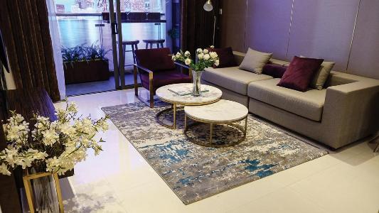 Phòng khách căn hộ Victoria Village, Quận 2 Căn hộ Victoria Village thiết kế sang trọng, nội thất cao cấp.