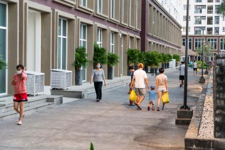 Tiện ích The Park Residence, Nhà Bè Căn hộ The Park Residence tầng cao, view hồ bơi thoáng mát.