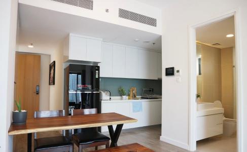 bếp căn hộ Gateway Thảo Điền Căn hộ Gateway Thảo Điền đón view nội khu, đầy đủ nội thất.