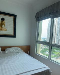 Phòng ngủ The Manor, Bình Thạnh Căn hộ The Manor tầng trung, đầy đủ nội thất