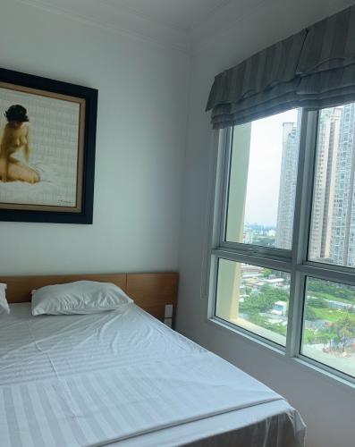 Phòng ngủ The Manor, Bình Thạnh Căn hộ The Manor tầng trung, đầy đủ nội thất