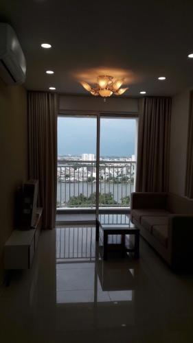 Phòng khách căn hộ Tropic Garden, Quận 2 Căn hộ Tropic Garden hướng Tây Bắc view thoáng mát, đầy đủ nội thất.