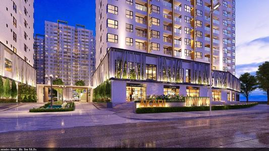 Mặt tiền dự án Akari City Căn hộ Akari City tầng trung đón gió, bàn giao nội thất cơ bản