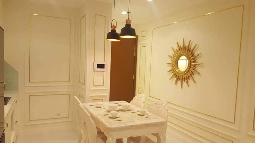 Phòng khách Căn hộ Vinhomes Central Park Căn hộ tầng 27 Vinhomes Central Park ban công hướng Tây Nam, nội thất đầy đủ