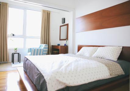 Phòng ngủ The Manor Quận Bình Thạnh Căn hộ The Manor tầng trung, view hướng Đông Nam.