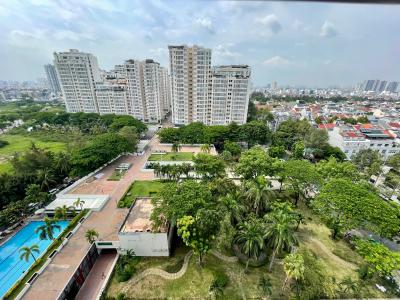 View căn hộ Sky Garden 3, Quận 7 Căn hộ Sky Garden 3 tầng 6, view cây xanh thoáng mát trong lành.