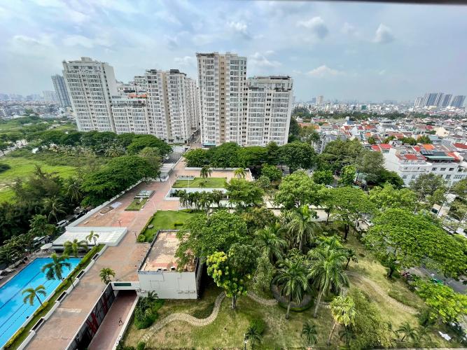 View căn hộ Sky Garden 3, Quận 7 Căn hộ Sky Garden 3 tầng 6, view cây xanh thoáng mát trong lành.