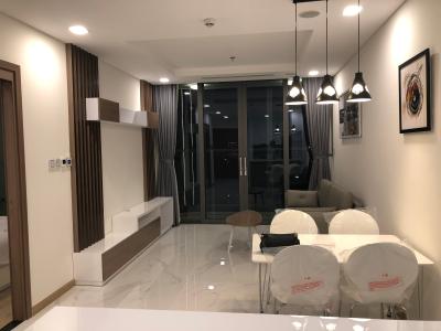 Phòng khách Vinhomes Central Park Căn hộ Vinhomes Central Park, tầng trung đầy đủ nội thất