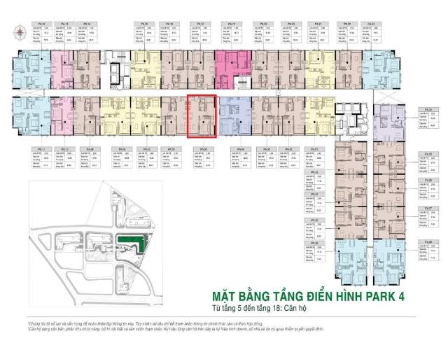 Layout Picity High Park, Quận 12 Căn hộ Picity High Park tầng trung, bàn giao nội thất cơ bản.