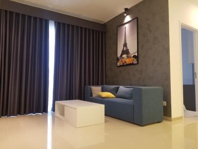 Phòng khách căn hộ Riviera Point Cho thuê căn hộ Riviera Point 2 phòng ngủ, tầng cao, diện tích 91m2, đầy đủ nội thất