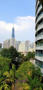 Nội khu căn hộ CITY GARDEN Cho thuê căn hộ City Garden 1PN, diện tích 70m2, đầy đủ nội thất