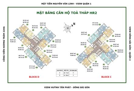 Layout căn hộ Eco Green Saigon Căn hộ Eco Green Saigon nội thất cơ bản, view nội khu thoáng mát.