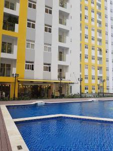 Hồ bơi căn hộ City Gate Căn hộ City Gate 2 phòng ngủ view nội khu hồ bơi thoáng mát.